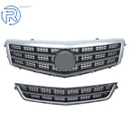 Matte Finish Front Bumper Grilles for Cadillac ATS (2013-2014)