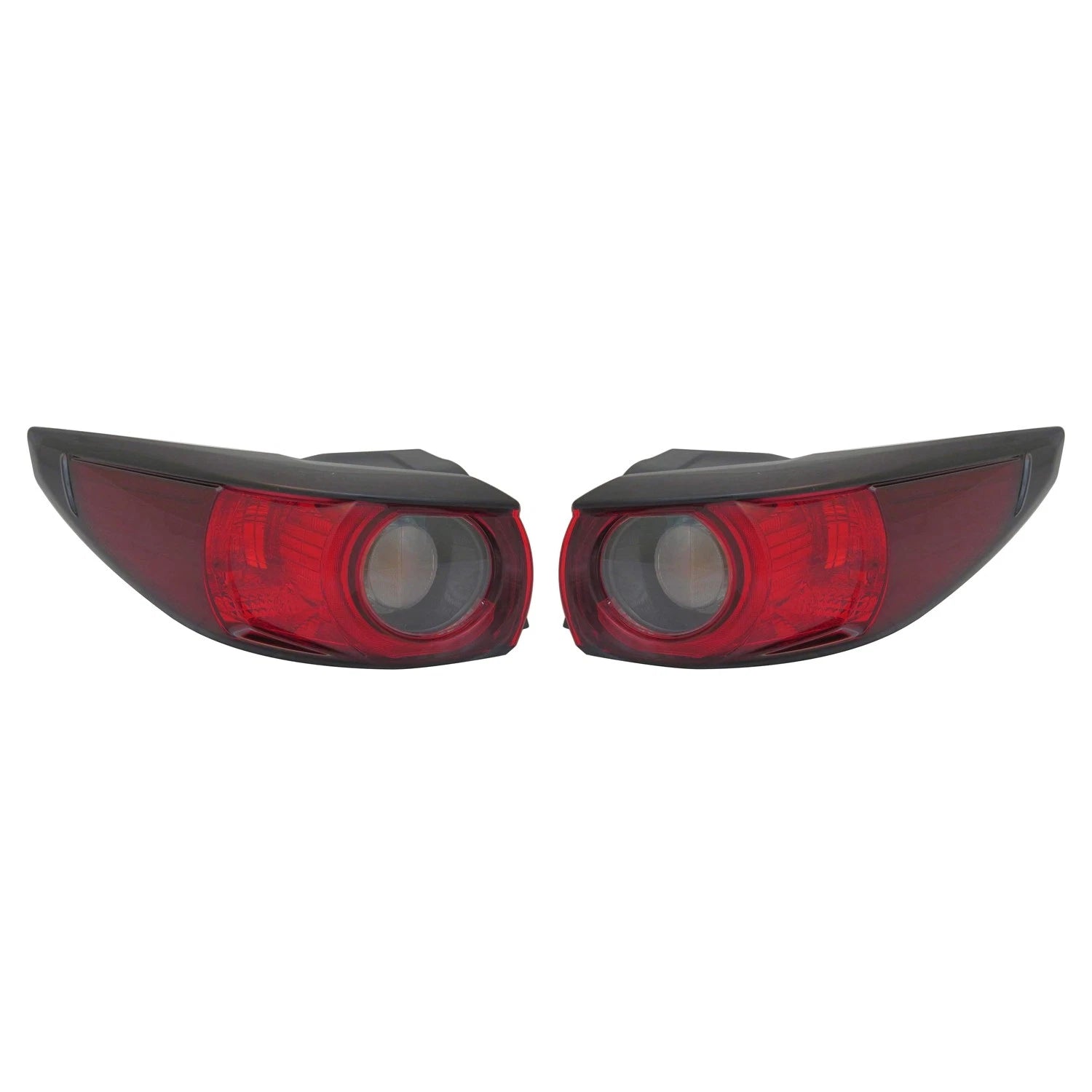 Set of 2 TYC Outer Tail Light Lamp Assemblies for Mazda CX-5 (2013–2016)