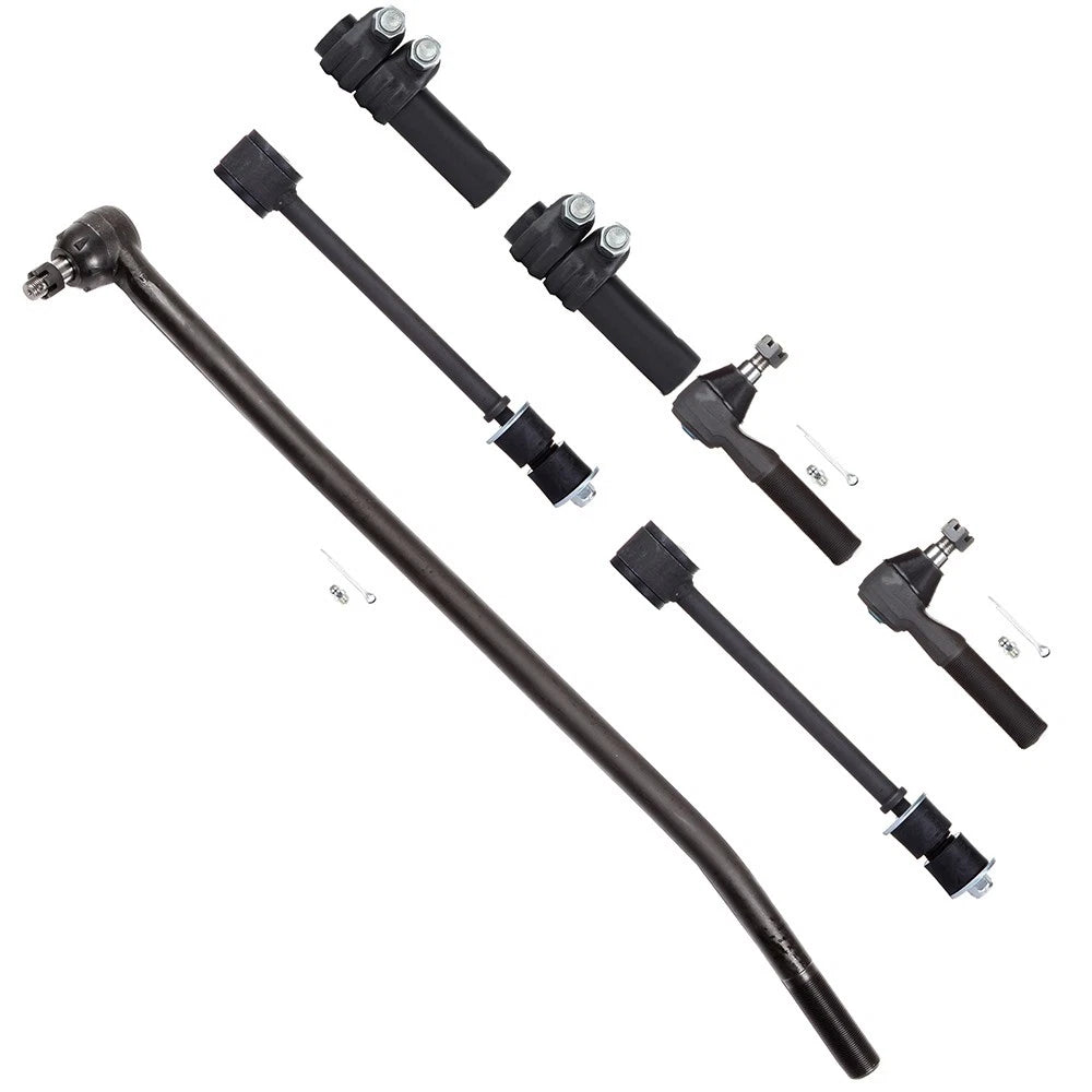 Set of 4 Tie Rod Ends Sway Bar Links for Ford F-350 4WD (1992–1997)