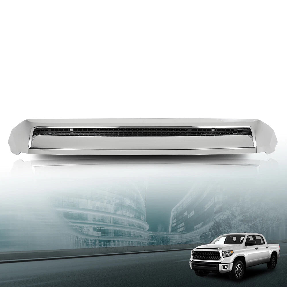 Front Upper Hood Bulge Molding Grille Trim for Toyota Tundra (2014–2021)