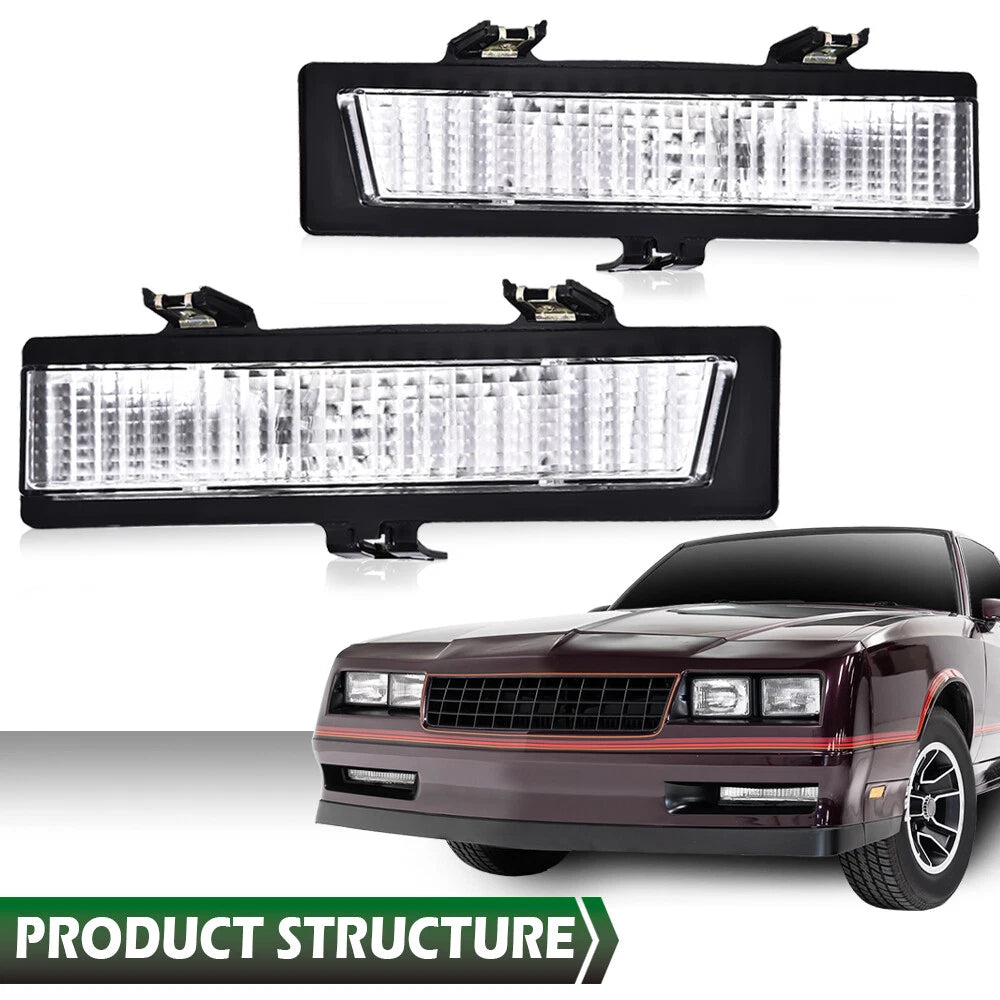 Front Park Turn Signal Lights for Chevy Monte Carlo SS (1981–1988)