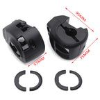 Switch Housing Cover Kit for Harley Touring (2014–2017) #71500185 Black