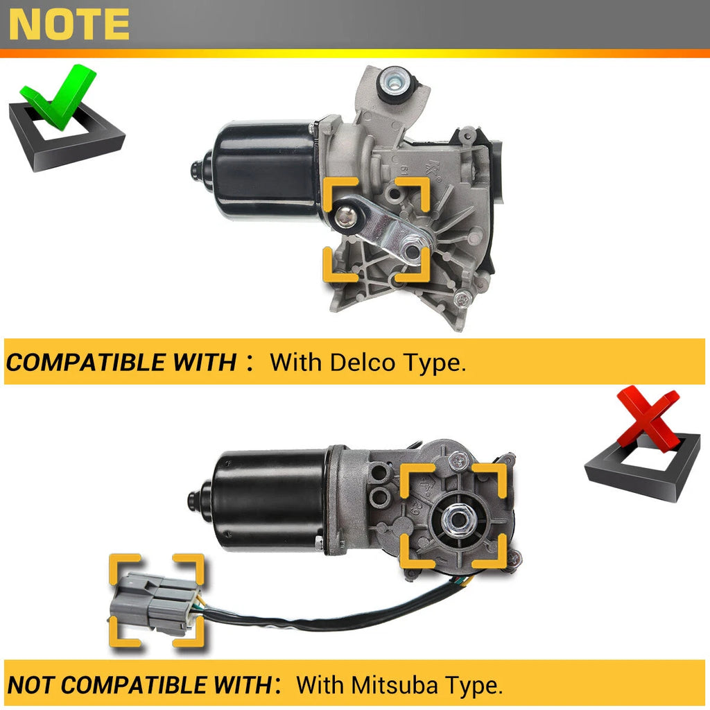 Front Windshield Wiper Motor for Honda Civic (1992-2000)