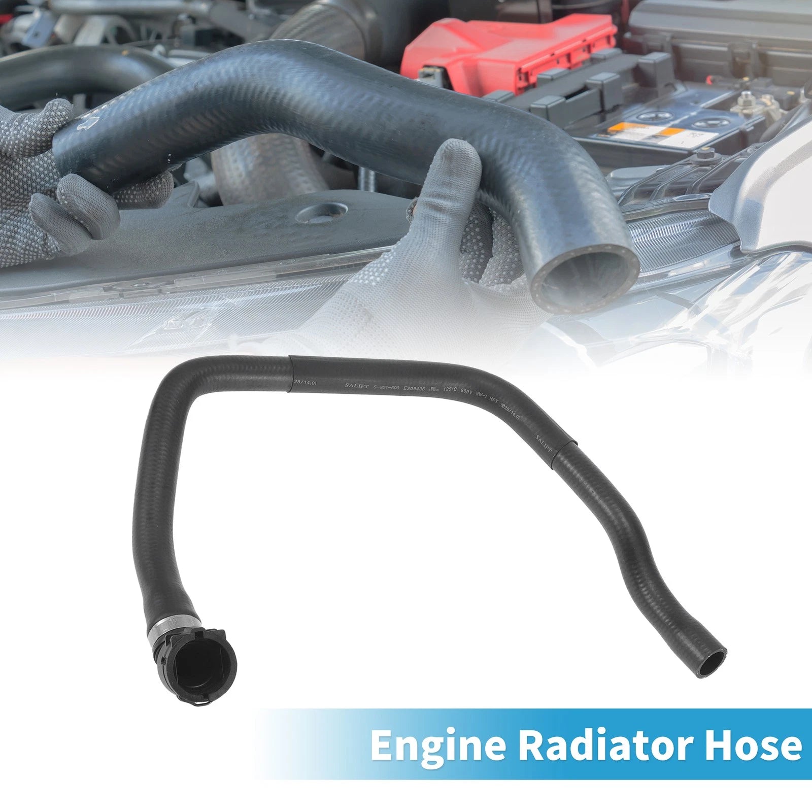 Engine Radiator Hose No.64216928590 for BMW 120i (2005–2010) Rubber Black