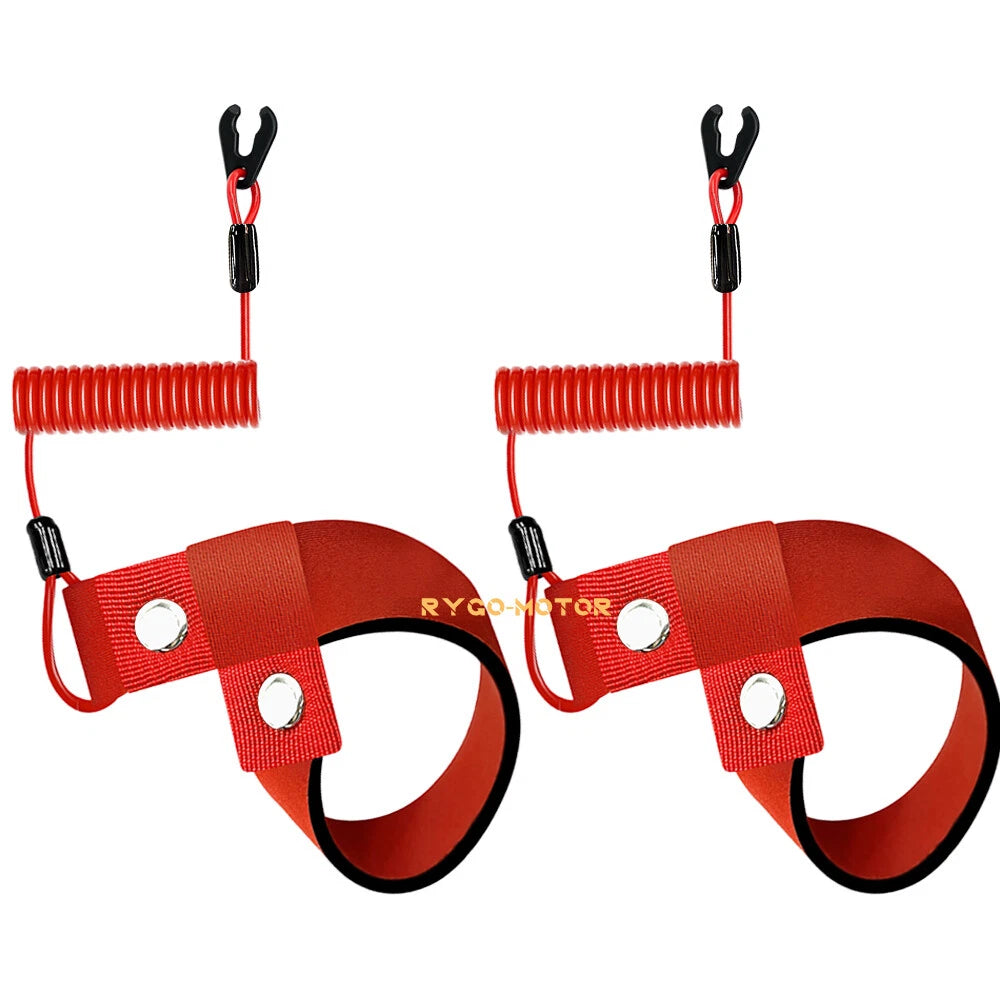2X Stop Kill Safety Lanyard for Yamaha Jet Ski WaveJammer WaveBlaster WaveRaider (1993–2000)