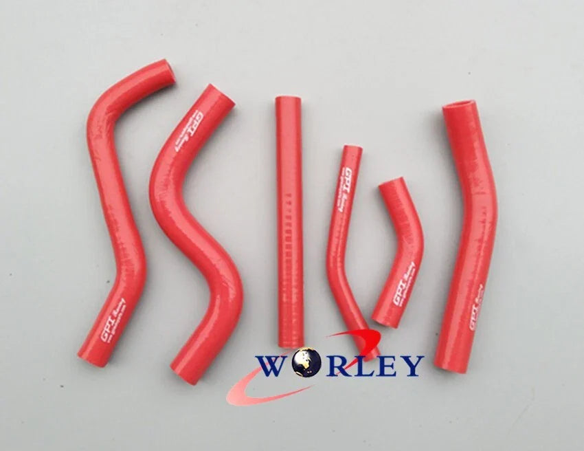 Silicone Radiator Hose Kit for Yamaha YZ250 1993-1995 - Red