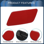 Front Right Washer Nozzle Cover Cap for Volkswagen Passat CC (2008–2012) Red