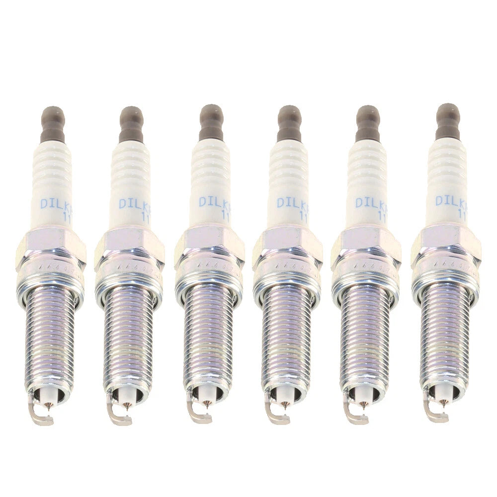 Set of 6 NGK Laser Iridium Spark Plugs 0.044 for Genesis G80 K900 (2015–2020)