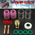 TIG Welding Torch Gas Lens #10 Cups 10N24S Collets for WP-17/18/26 (No Year)