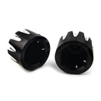 Black CNC Front Axle Cap Nut Cover for Harley Electra Glide Sportster