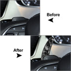 Steering Wheel Shift Paddle Extensions for Audi A3 A4 A5 A6 A8 Q5 Q7 S5 (2010–2020)