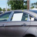 Luxury FX Steel Window Package Kit with Posts Mirror for 2011–2014 Hyundai Sonata