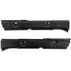 Pair of Black Steel Floor Pan Supports for Jeep Wrangler TJ (1997–2006)