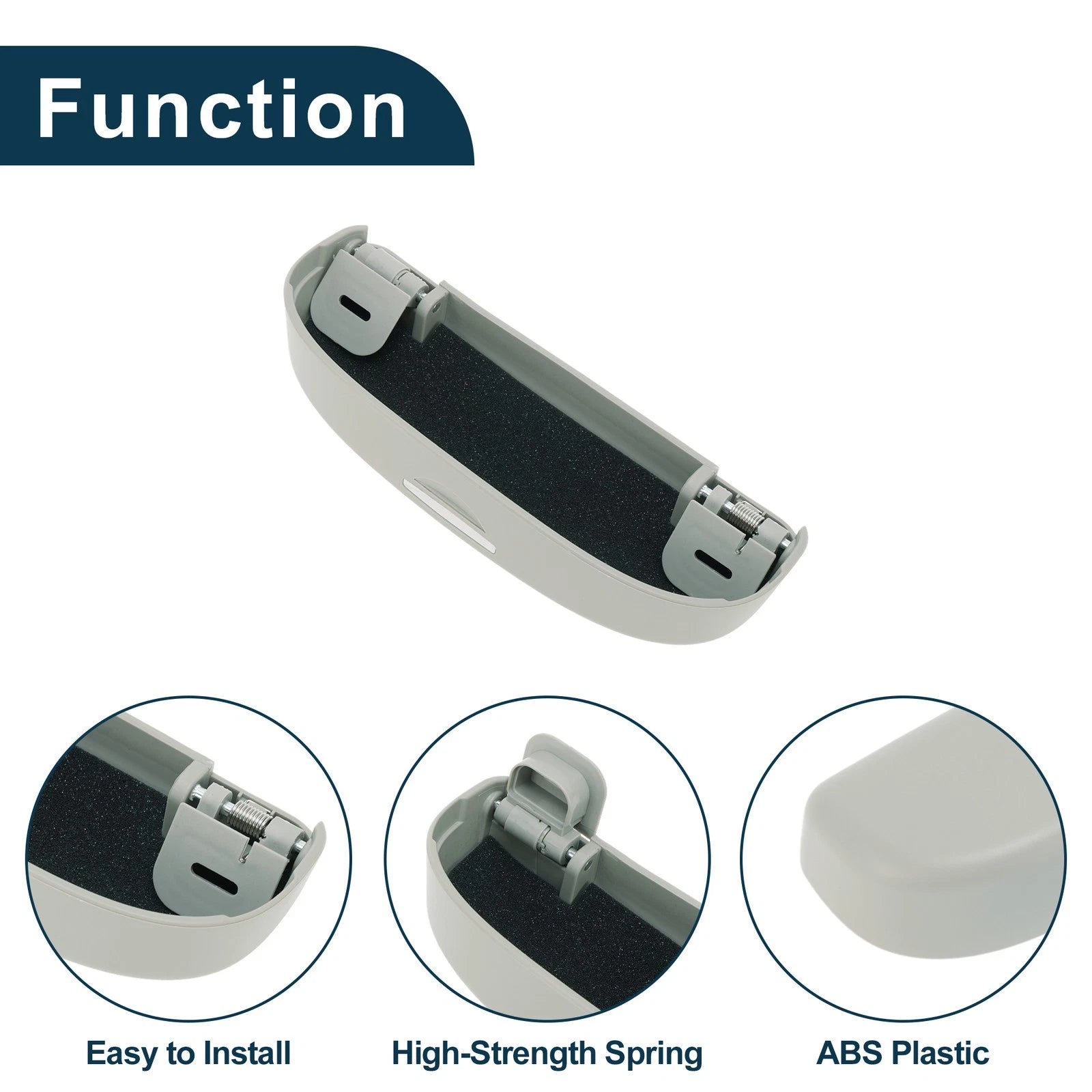 Sunglasses Case for Ford Kuga 3 MK3 ST-Line (2020–2025) Grey Set