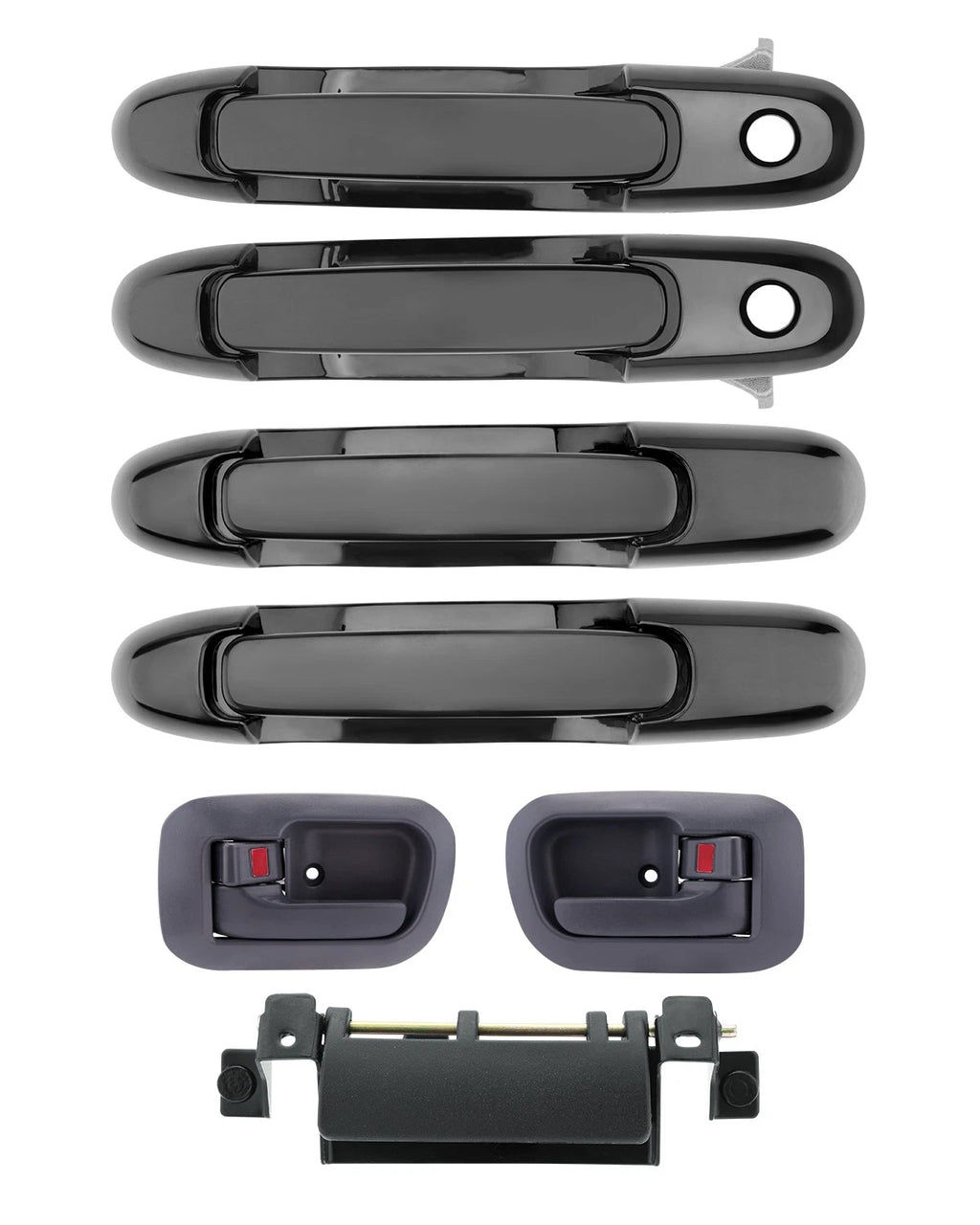 7PCS Door Handle & Liftgate Handle Kit for Toyota Sienna (1998–2003)