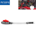 Fuel Jug Filler Hose with Shutoff Valve for Racing Vehicles