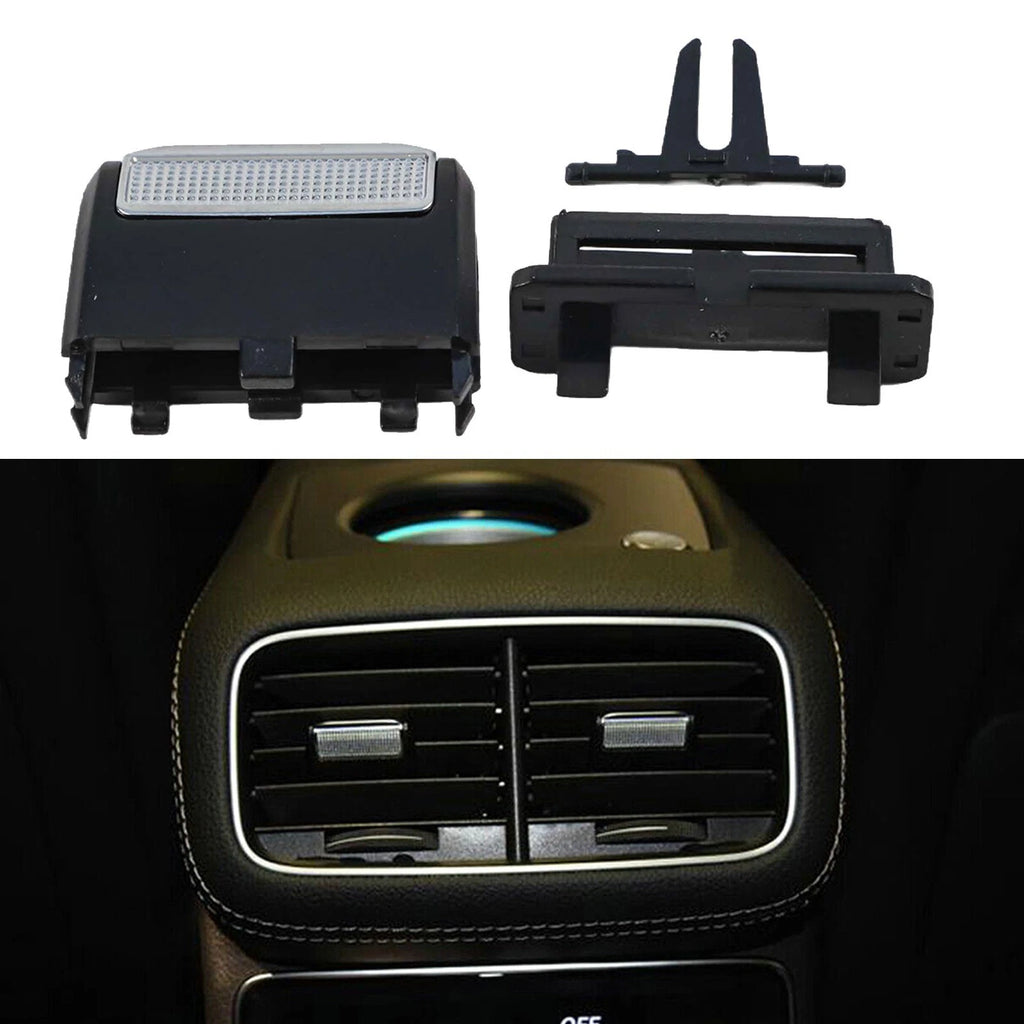 Set of 2 Rear AC Air Vent Outlet Tab Clips for Mercedes Benz GLE GLS (2019–2023)