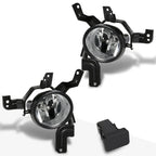 Clear Front Bumper Fog Lights + Switch for Honda CR-V (2007–2009)