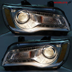 Headlight Set for Chrysler 300 (2011–2014) Halogen Chrome