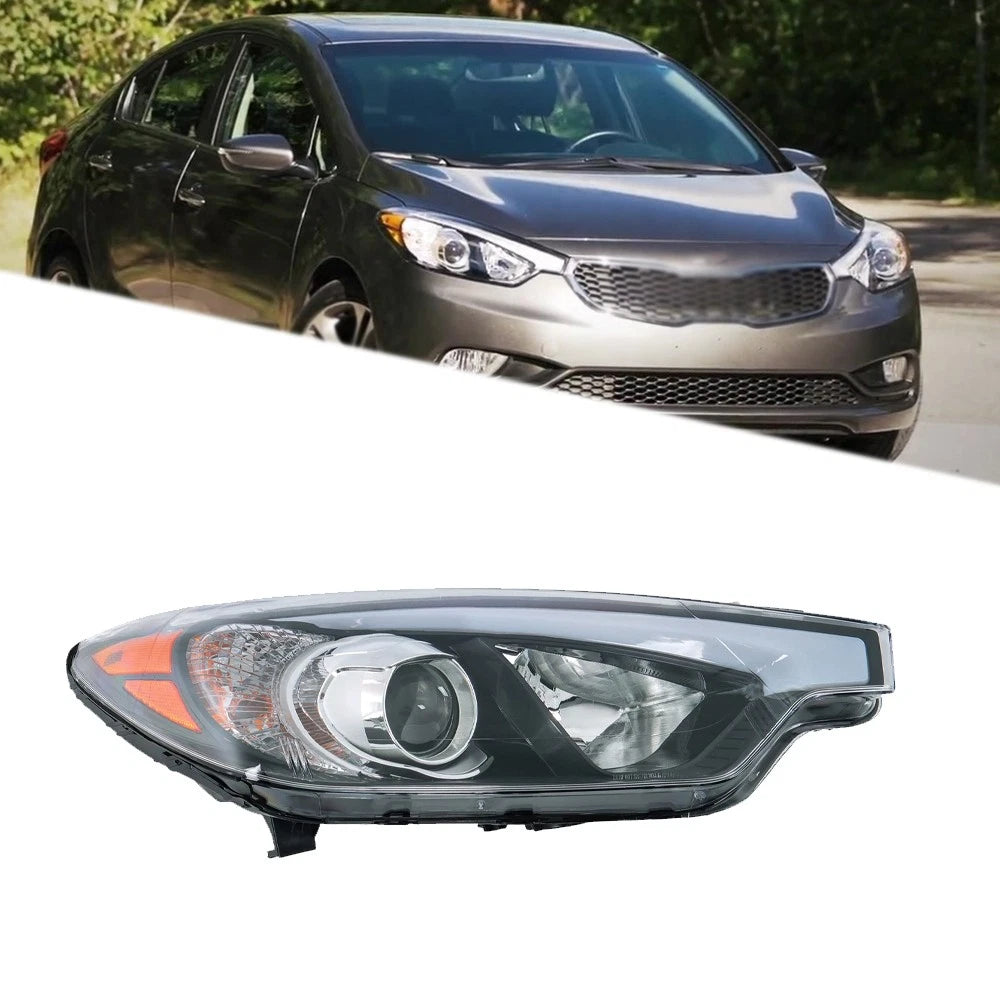 Headlight Assembly for Kia Forte (2014–2016) Halogen Passenger Side