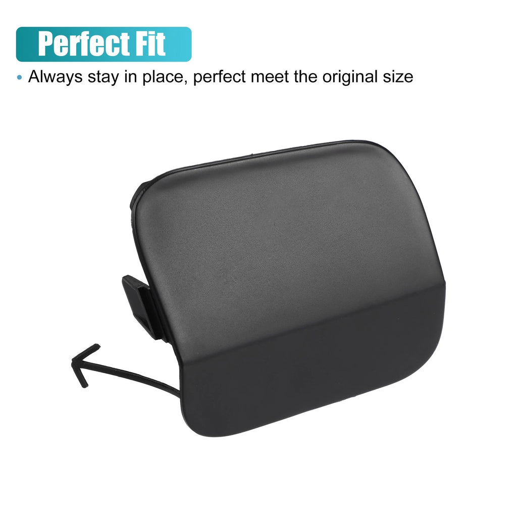 Front Right Bumper Tow Hook Cover for Toyota Highlander (2014–2019) No.52127-0E930 Black