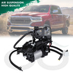 Air Suspension Compressor Pump w/Bracket for Jeep Grand Cherokee (2011–2020) RAM 1500 (2011–2020)