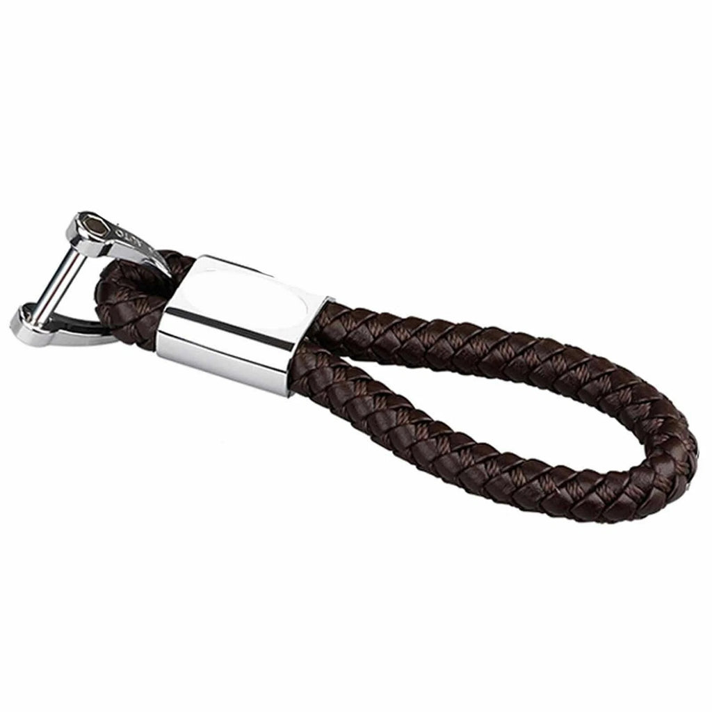 Genuine Leather Key Fob Strap Ring for Universal (2019-2025)
