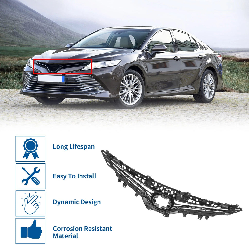 Front Hood Bumper Grille for Toyota Camry LE (2018–2023) No.5310106F50