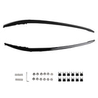 2Pcs Roof Rack Side Rails for Mazda CX-5 (2017–2024) Black Aluminum