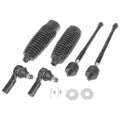 2 x Inner Rack Tie Rod End + Rack Boots for Toyota Hilux 4WD KUN26R GGN25R