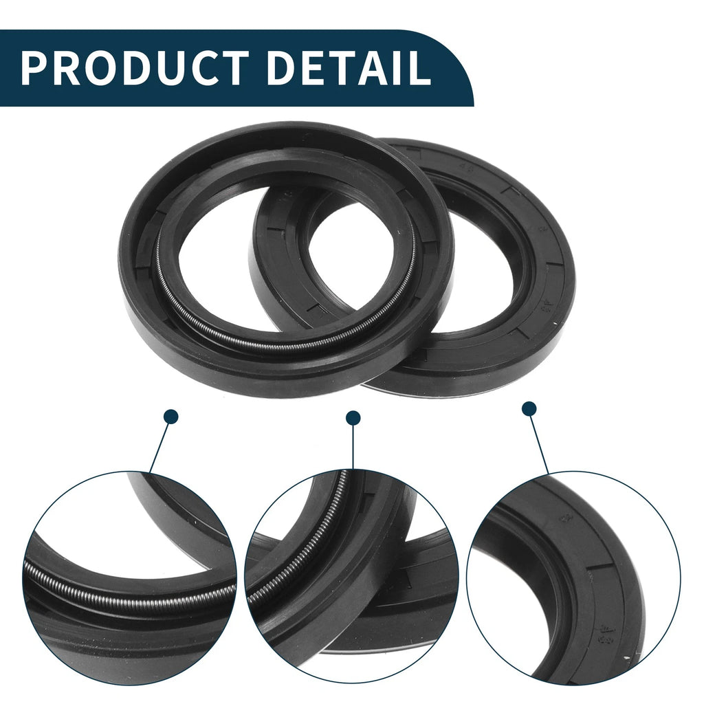 Set of 5 Oil Seal Rotary Shaft Seal NBR Rubber 30x45x6mm