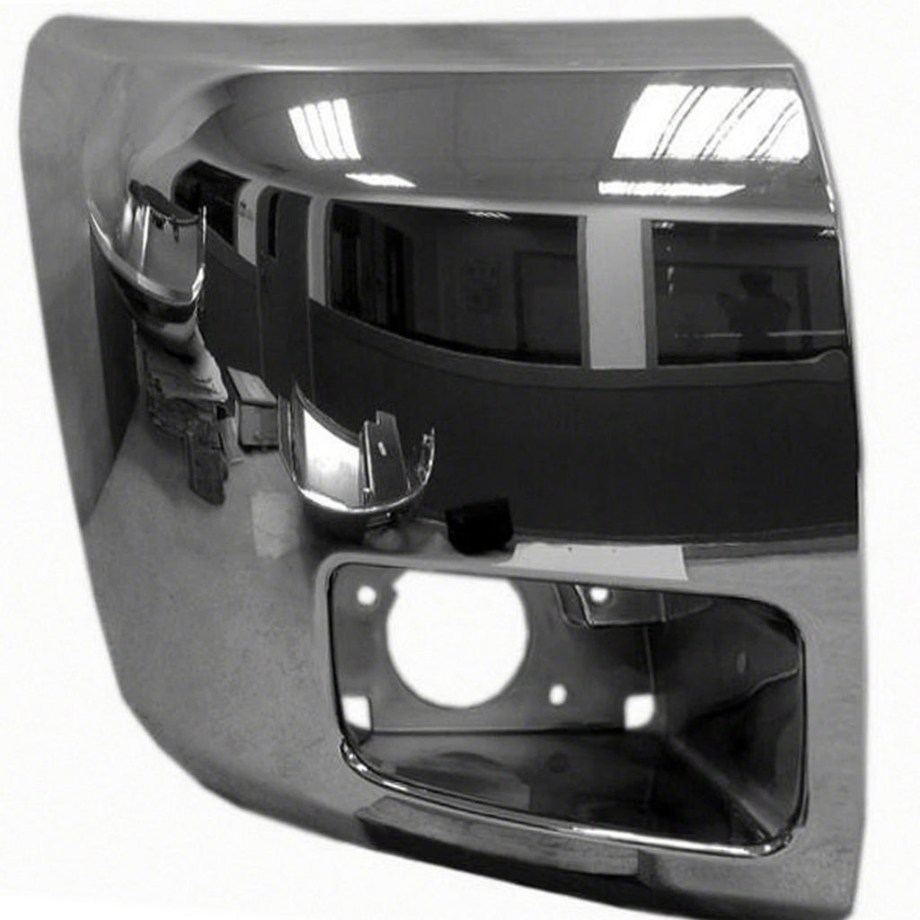 Replacement Chrome Passenger Side Front Bumper End for Ford (2011–2018)