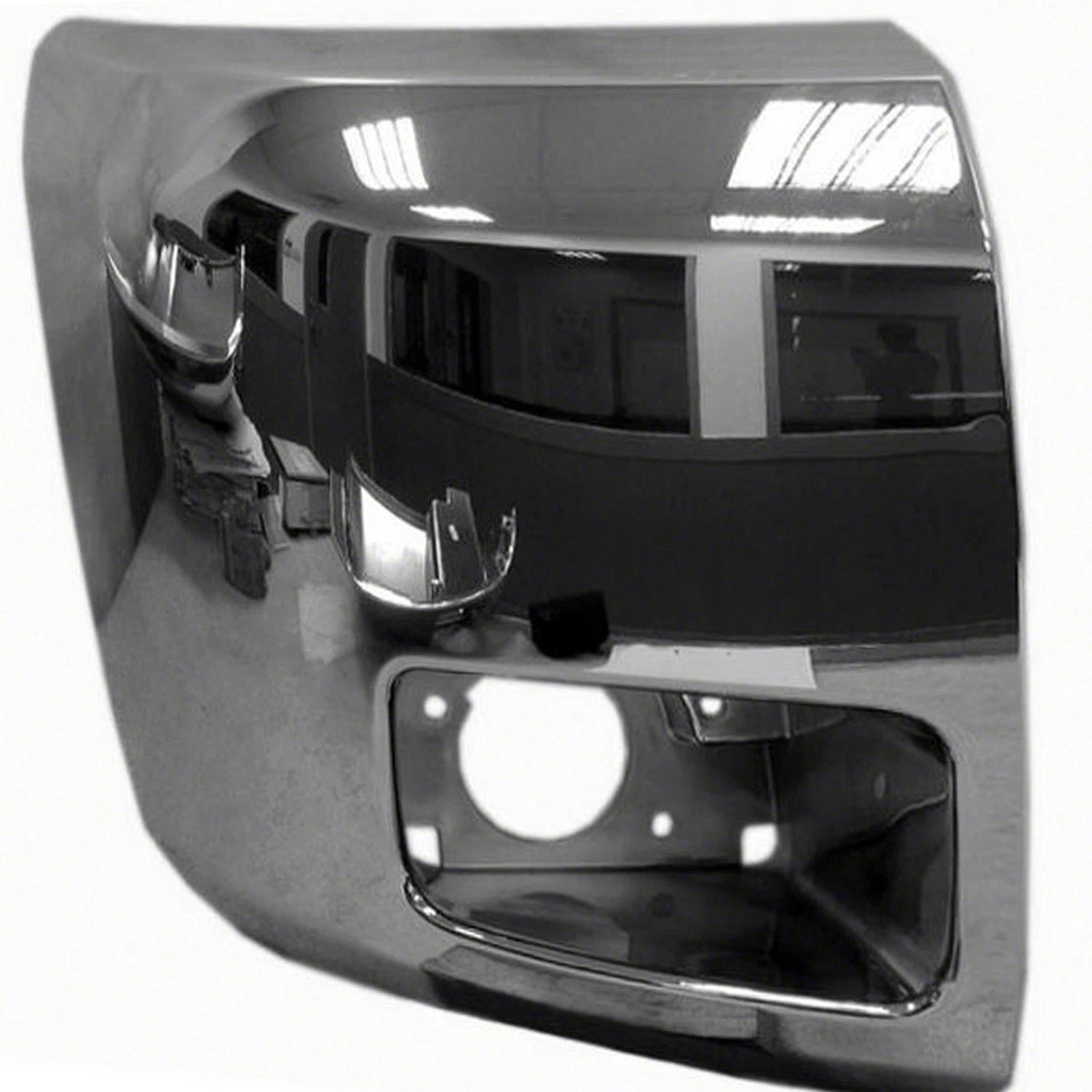 Replacement Chrome Passenger Side Front Bumper End for Ford (2011–2018)