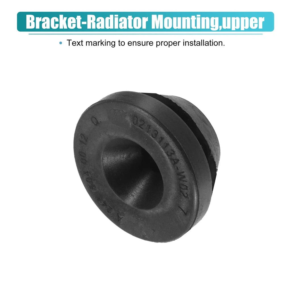 2 x Rubber Car Lower Radiator Mount Insulators for Mercedes-Benz CLA 45 AMG