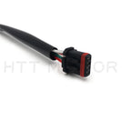 10" Twin Peaks Ape Hanger Handlebar Package with Cable for Harley Touring (2014–2017)