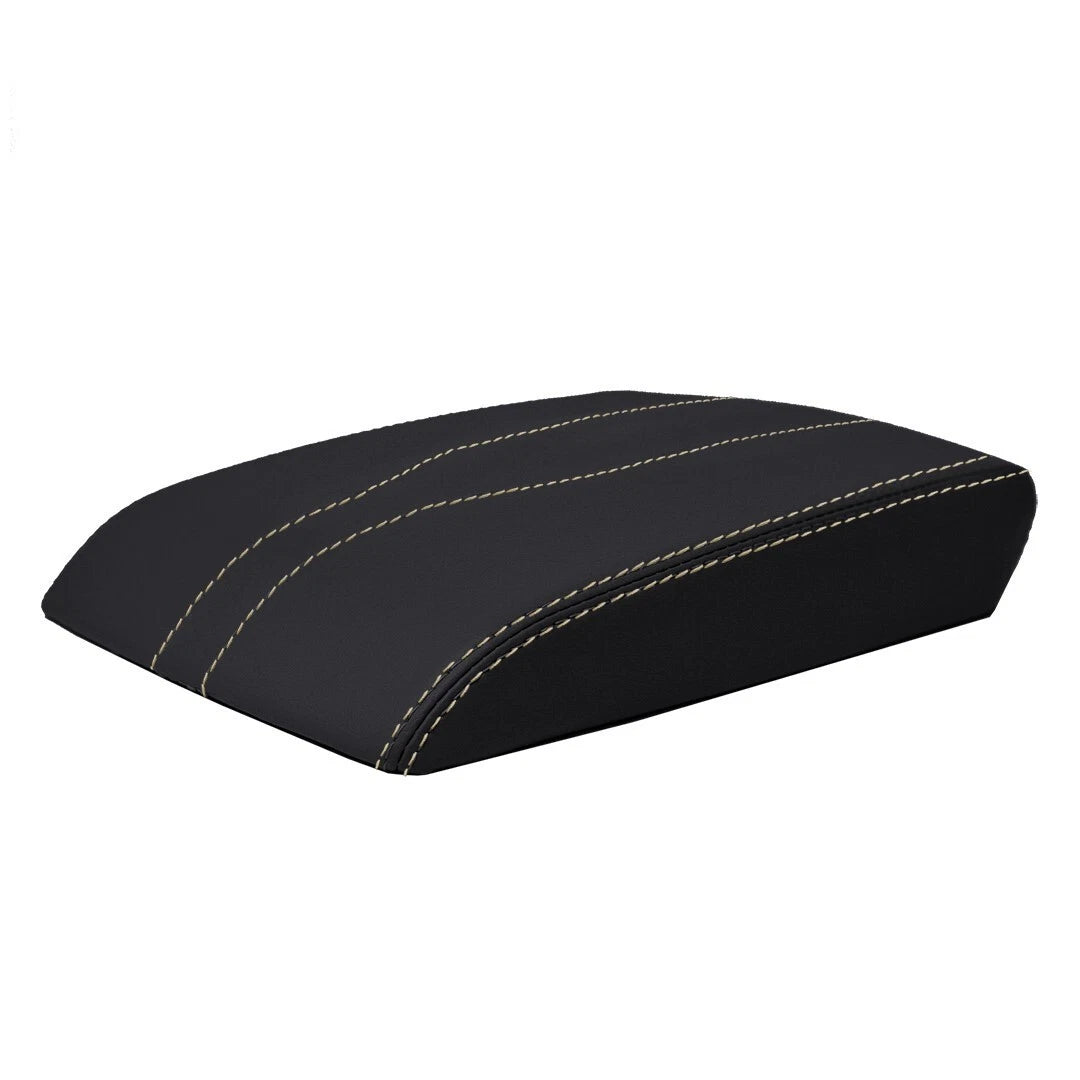 Console Armrest Cover for Chevrolet Traverse (2018–2020) Beige Stitch