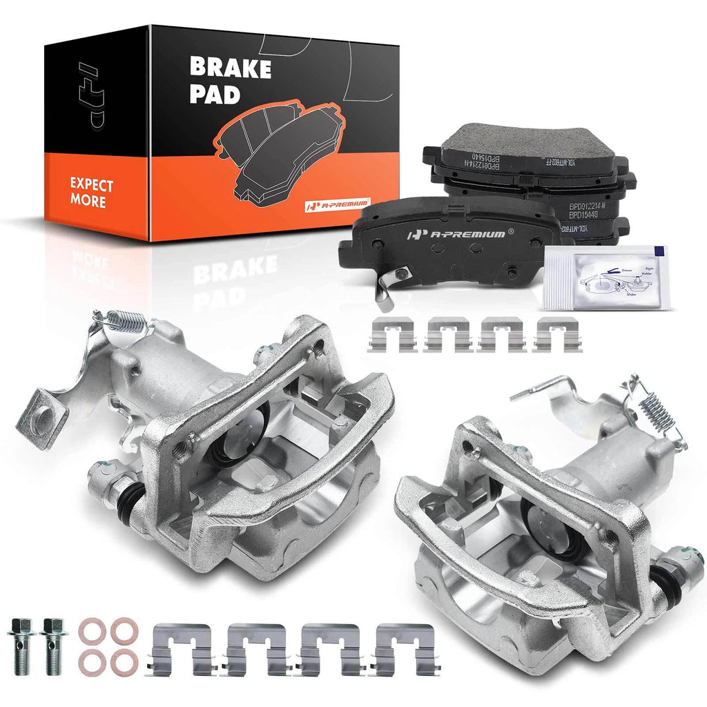 Rear Brake Caliper & Pad for Hyundai Elantra GT (2013–2016) Kia Forte