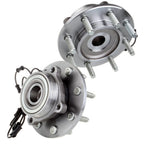 Set of 2 Front Wheel Hub Bearings for Dodge Ram 1500 2500 3500 (4WD)