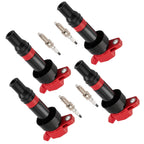 4X Ignition Coil + Iridium Spark Plug for Kia Rio Soul (2012–2019) GN10634