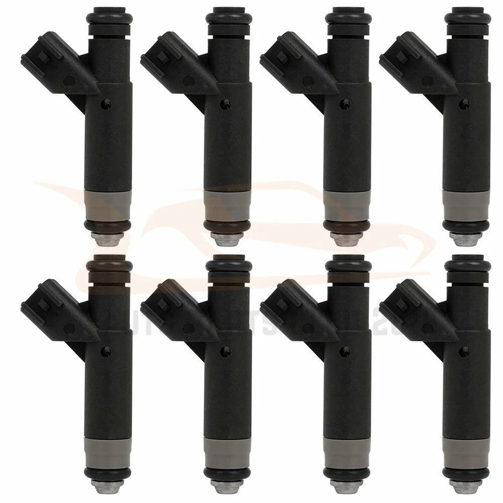 Set of 8 Fuel Injectors for Jeep Grand Cherokee Dodge Durango Dakota (1999–2004)