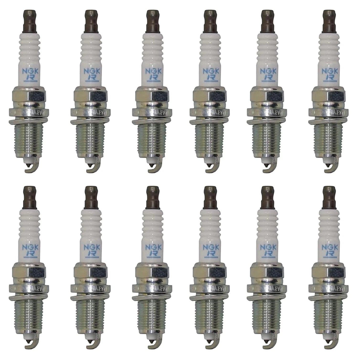 Set of 12 NGK Laser Platinum Spark Plugs PZFR6J-11 for Audi A8 Quattro (1997–2002)
