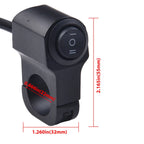 12V Motorcycle Headlight Switch for Handlebar (Universal Fit)