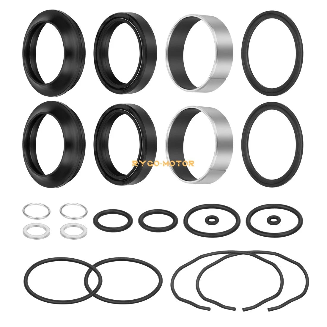 Front Fork Bushing Dust Oil Seals Kit for Suzuki GSXR600 GSXR750 (2004–2005)