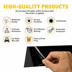 Set of 6 Black Pillar Posts for Toyota Corolla (2014–2018)