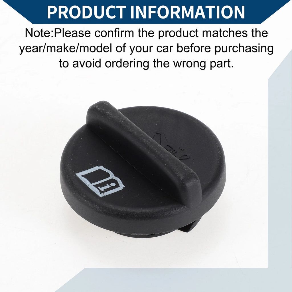 Coolant Cap for Chevrolet Cruze 1.4L 1.8L (2008–2013) No. 55566555 Black