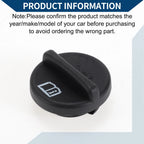 Coolant Cap for Chevrolet Cruze 1.4L 1.8L (2008–2013) No. 55566555 Black