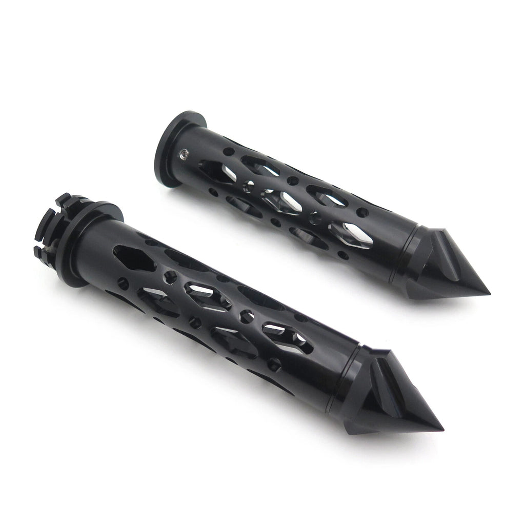 CNC 7/8" 22mm Spike Bar Ends Grips for Kawasaki Ninja ZX9 ZX10 ZX12 ZX14