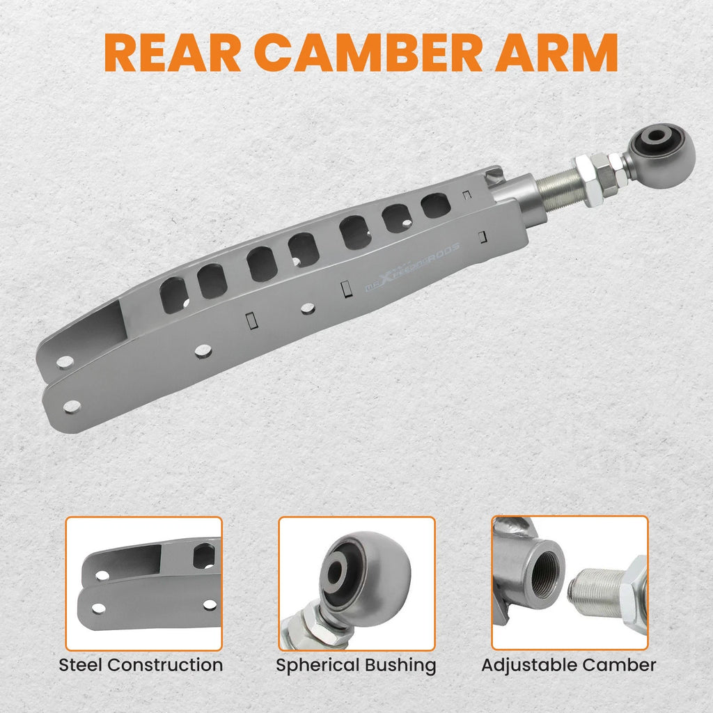 2X Adjustable Rear Lower Control Arms for Subaru Crosstrek Outback Legacy (2010-2019)