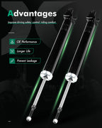 Rear Pair Shocks & Struts for Infiniti G37, G25, G35 (2007–2013)