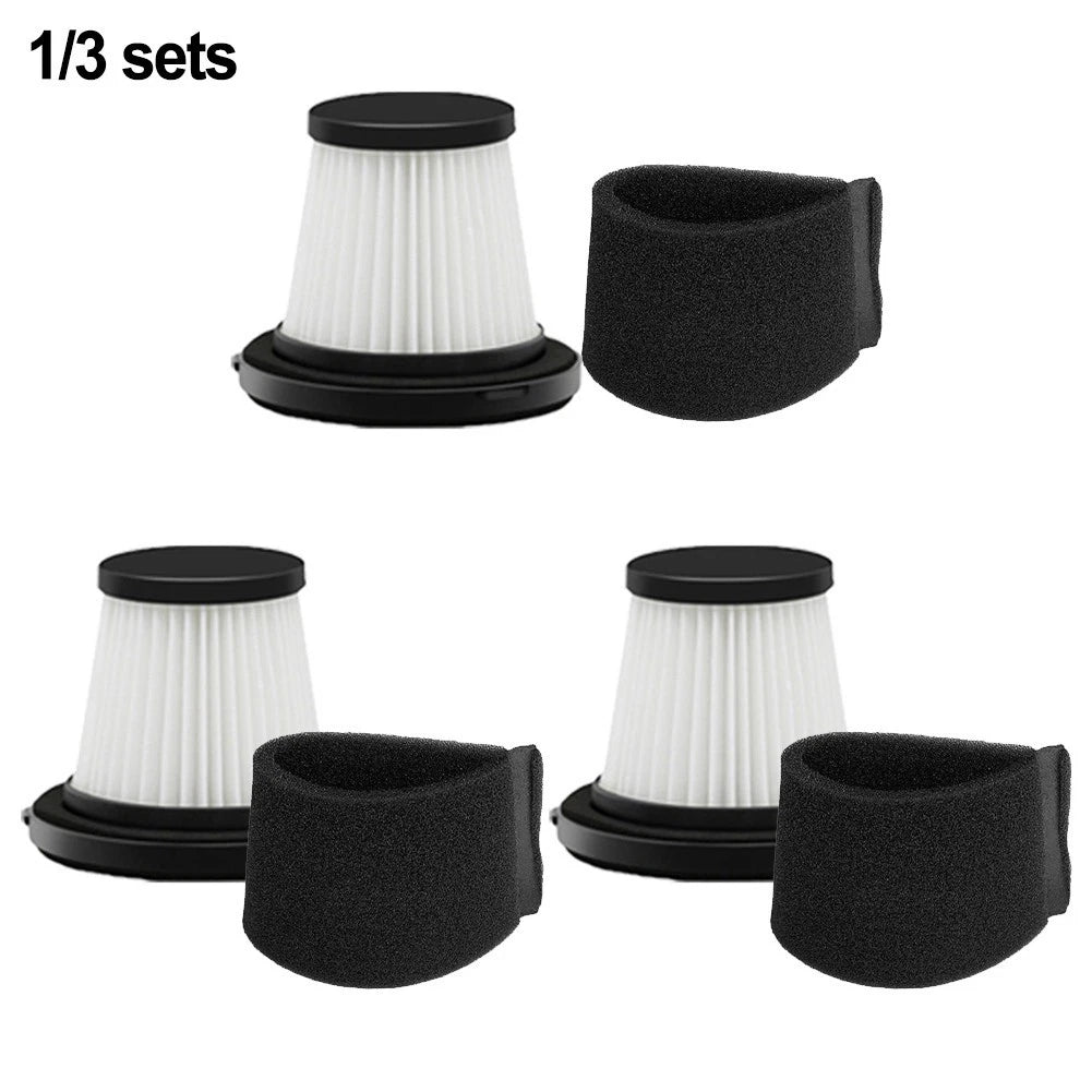 Washable Filter for Russell Taylors Z6 Vacuum Cleaner (White/Black)